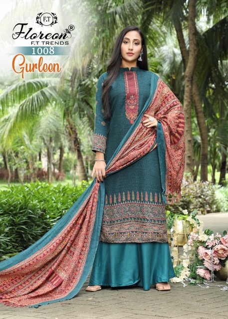 Floreon Gurleen Dobby Cotton Designer Dress Material collection